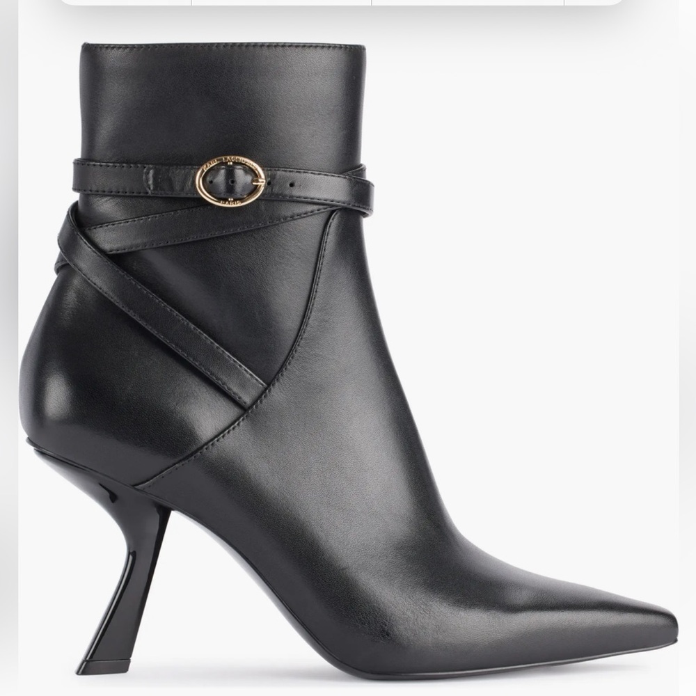 NWOB $169 Karl Lagerfeld “Karly” Heeled Ankle Boots